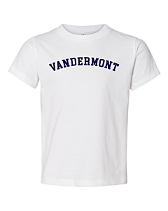 BELLA + CANVAS - Toddler Jersey Tee - DTG - Vandermont Arch logo - Full Front