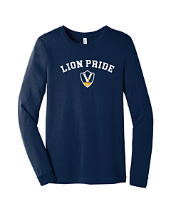 BELLA+CANVAS ® Unisex Jersey Long Sleeve Tee - DTG - Lion Pride Logo