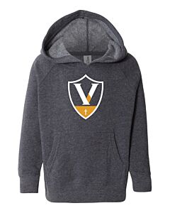 Independent Trading Co. - Toddler Special Blend Raglan Hooded Sweatshirt - DTG - Vandermont Shield Logo - Full Front